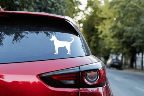Carolina dog silhouette vinyl - silhouette,