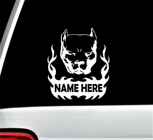 Personalized pitbull dogs - pitbull, name
