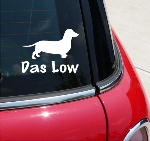 Das low decal sticker - low, funny