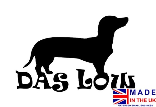 Dachshund get low car - dachshund, sticker