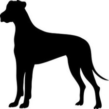 Custom Great Dane Vinyl Decal