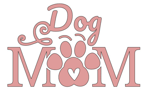 Mom dogs vinyl decal - mom, of