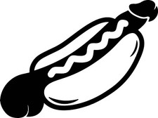 4X Wiener Dog Sticker Decal