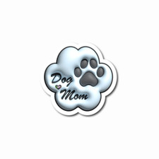 Dog Mom Paw Print Vinyl